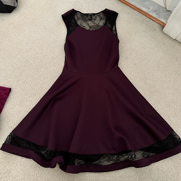 Forever 21 | Dresses | Plum Purple Lace Skater Dress | Poshmark Forever 21 | Dresses | Plum Purple Lace Skater Dress | Poshmark